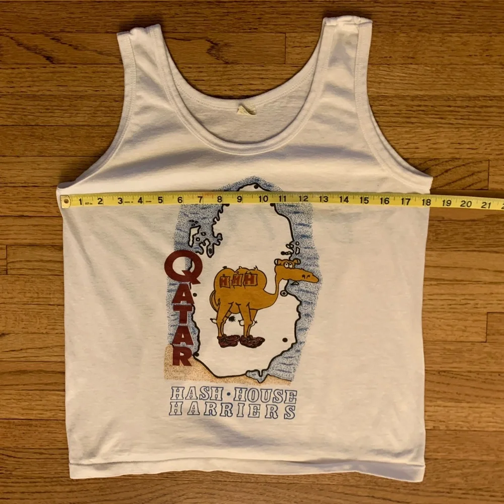 Vintage Qatar Hash House Harriers Tank Top - Y2K Gorpcore - Picture 2 of 4